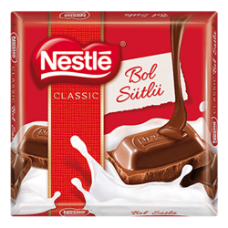 Nestle Classic Sütlü Kare Çikolata 60 g