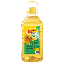 Ülker Bizim Ayçiçek Yağı Dar Ağız Pet 5 L