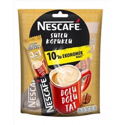 Nescafe 3ü1 Arada Sütlü Köpüklü 10x17,4 g